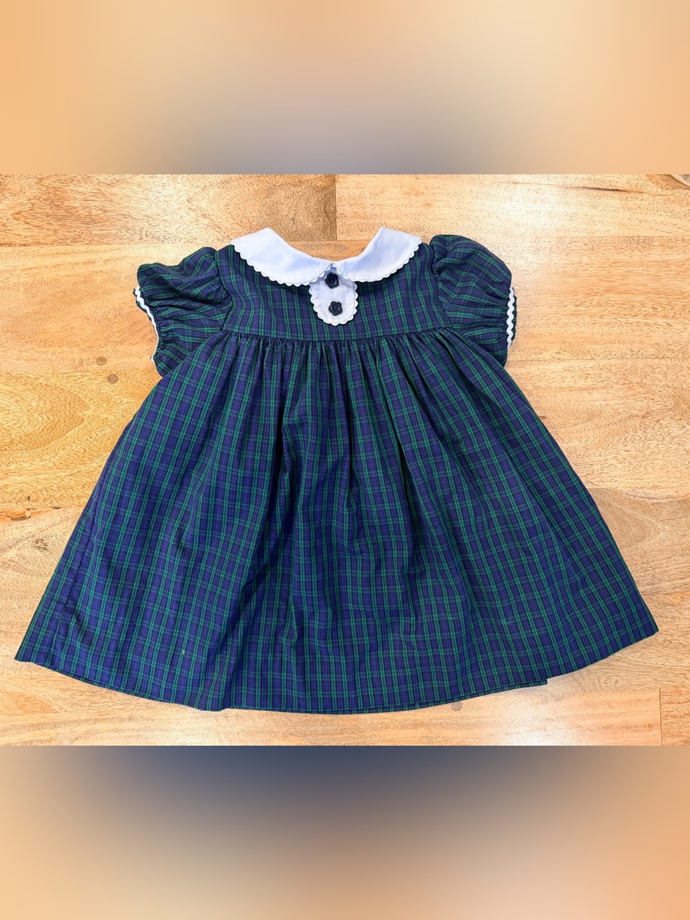 The Beaufort Bonnet Company Plaid Dress & Bloomers 3T